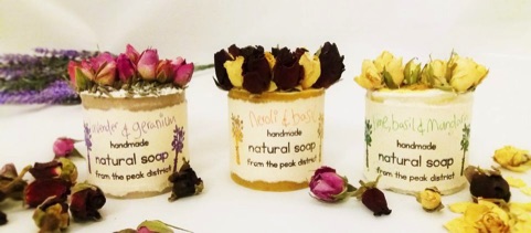 Coconut Blush posy soaps